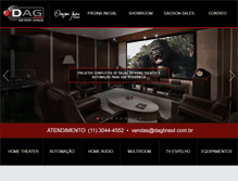 Tablet Screenshot of dagbrasil.com.br